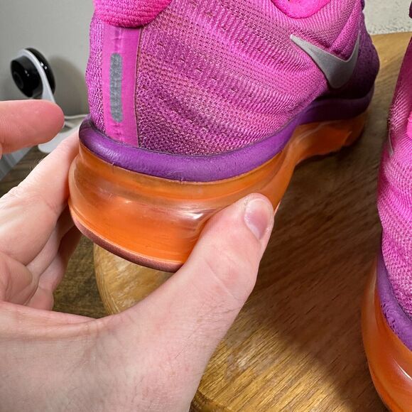 Nike Air Max 2017 Bright Grape Fire Pink 849560 502 Women's Size 7.5 - Picture 9 of 10